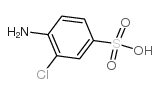 4-氨基-3-氯苯磺酸结构式