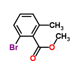 2-溴-6-甲基苯甲酸甲酯结构式