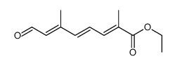 2,4,6-Octatrienoic acid, 2,6-dimethyl-8-oxo-, ethyl ester Structure