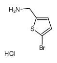 (5-Bromothiophen-2-yl)methanamine hydrochloride Structure