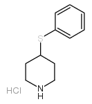 4-(苯硫基)哌啶结构式