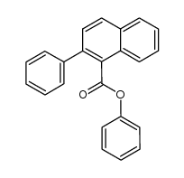 2-phenyl-[1]naphthoic acid phenyl ester Structure