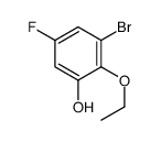 3-Bromo-2-ethoxy-5-fluorophenol Structure