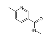 Nicotinamide, N,6-dimethyl- (6CI) structure