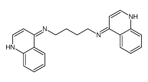 N,N'-di(quinolin-4-yl)butane-1,4-diamine结构式
