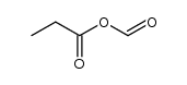 Propionic formic anhydride Structure