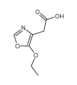(5-ethoxy-oxazol-4-yl)-acetic acid Structure