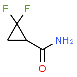 2,2-difluorocyclopropane-1-carboxamide Structure