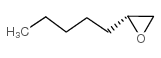 (R)-(+)-1,2-环氧庚烷结构式
