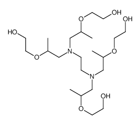 ethylenediamine tetrakis(propoxylate-block-ethoxylate) tetrol Structure