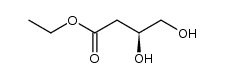 (R)-ethyl 3,4-dihydroxybutanoate结构式
