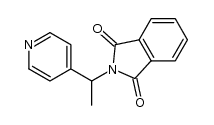 2-[1-(pyridin-4-yl)ethyl]isoindoline-1,3-dione Structure