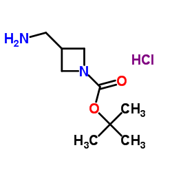 3-(氨基甲基)氮杂环丁烷-1-羧酸叔丁酯盐酸盐图片