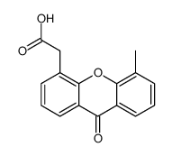 5-methylxanthen-9-one-4-acetic acid Structure