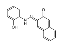 3-[(2-hydroxyphenyl)hydrazinylidene]naphthalen-2-one Structure