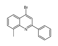 4-bromo-8-methyl-2-phenylquinoline Structure
