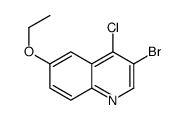 3-bromo-4-chloro-6-ethoxyquinoline structure