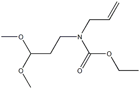 ethyl allyl(3,3-dimethoxypropyl)carbamate Structure