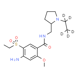 氨磺必利-d5结构式