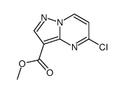 5-氯吡唑并[1,5-a]嘧啶-3-羧酸甲酯结构式