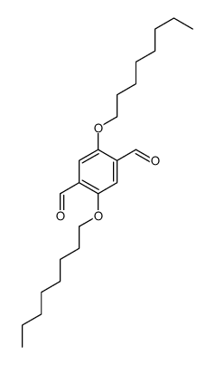2,5-双(辛氧基)对苯二甲醛结构式