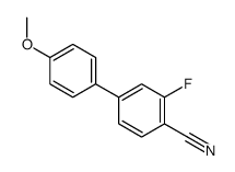 2-氟-4-(4-甲氧基苯基)苄腈结构式