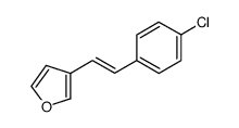 trans-3-(4-chlorostyryl)furan结构式