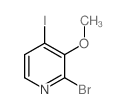 2-溴-4-碘-3-甲氧基吡啶结构式