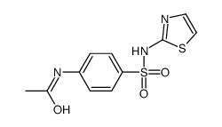 4'-(thiazol-2-ylsulphamoyl)acetanilide Structure