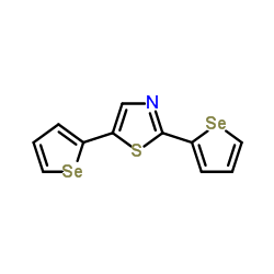 2,5-Di(2-selenophenyl)-1,3-thiazole Structure