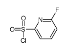 6-fluoropyridine-2-sulfonyl chloride Structure
