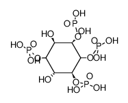 myo-inositol 1,3,4,5-tetrakisphosphate Structure