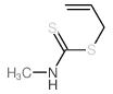 Carbamodithioic acid,methyl-, 2-propenyl ester (9CI) Structure