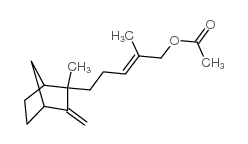 乙酸檀香酯结构式
