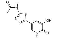 N-[5-(5-hydroxy-6-oxo-1,6-dihydropyridin-3-yl)-1,3-thiazol-2-yl]acetamide Structure