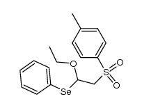 (1-ethoxy-2-tosylethyl)(phenyl)selane结构式