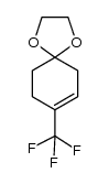 4-trifluoromethyl-3-cyclohexenone ethylene ketal Structure