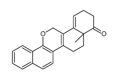6-oxabenz(3,4)-D-homoestra-1,3,5(10),8,14-pentaen-17-one Structure