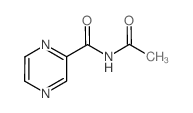N-Acetylpyrazine-2-carboxamide结构式
