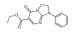 ethyl 5-oxo-1-phenyl-2,3-dihydroimidazo[1,2-a]pyrimidine-6-carboxylate Structure