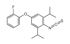 5-(2-fluorophenoxy)-2-isothiocyanato-1,3-di(propan-2-yl)benzene Structure