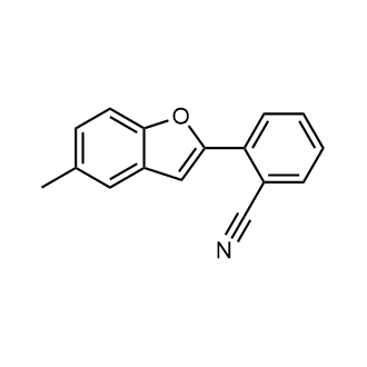 2-(5-Methylbenzofuran-2-yl)benzonitrile Structure