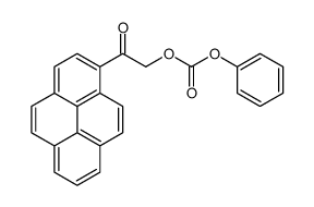 2-oxo-2-(pyren-1-yl)ethyl phenyl carbonate Structure