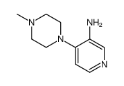 4-(4-Methyl-1-piperazinyl)-3-pyridinamine Structure