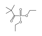 1-diethoxyphosphoryl-2,2-dimethylpropan-1-one结构式
