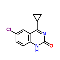 6-Chloro-4-cyclopropyl-2(1H)-quinazolinone Structure