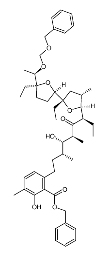 Benzyl 23-O-benzyloxymethylisolasalocid A结构式