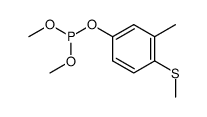dimethyl-(3-methyl-4-methylthiophenyl)phosphite Structure