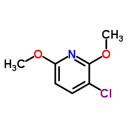 3-氯-2,6-二甲氧基吡啶结构式