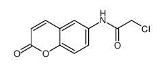 2-chloro-N-(2-oxochromen-6-yl)acetamide结构式